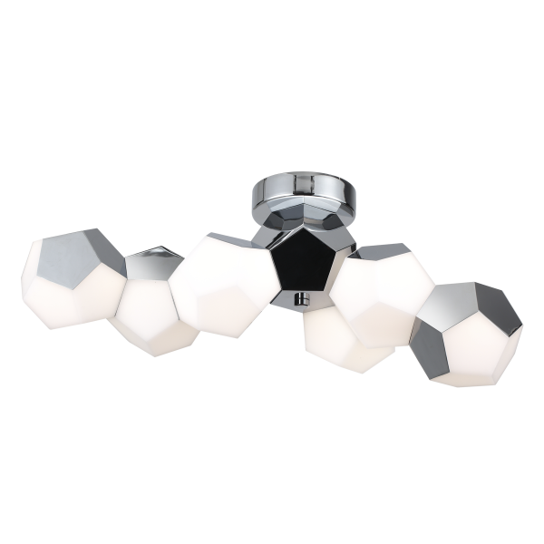 Купить Odeon Light 4304/36CL HIGHTECH ODL22 165 хром Потолочный светильник IP20 LED 36W 2160Лм IP20 4000K BINGO