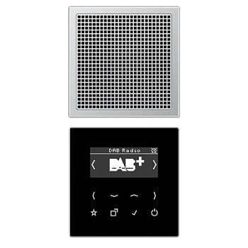 JUNG Цифровое радио DAB, алюминий DABAL1