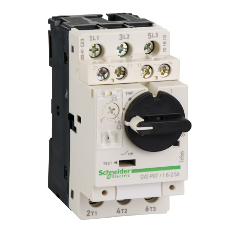 SE GV2 Автоматический выключатель с комбинированным расцепителем 1,6-2,5А GV2P07AE11TQ