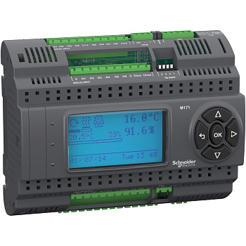 SE Производ. ПЛК М171, дисплей, 27I/O, Modbus TM171PDM27R
