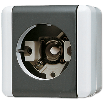 JUNG Патрон для лампы для накладного монтажа резьба Е 10 IP44 837-10W