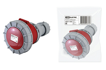 TDM Розетка кабельная IP67 32А 3Р+РЕ+N 380В SQ0611-0028