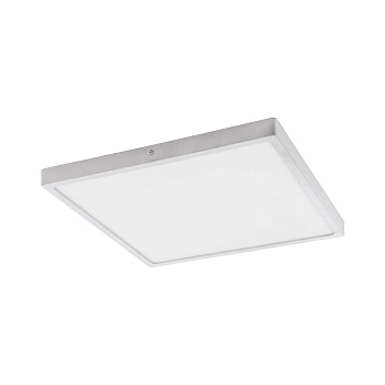 Eglo 97282 Cветодиодный накладной светильник FUEVA 1 диммир., 27W(LED), 3200lm, 600х600, H30, алюминий, белый