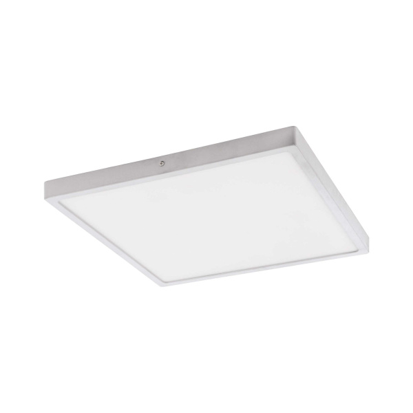 Eglo 97282 Cветодиодный накладной светильник FUEVA 1 диммир., 27W(LED), 3200lm, 600х600, H30, алюминий, белый