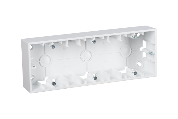 Купить Simon 15 Белая Коробка 3-ая для наружного монтажа 1590753-030
