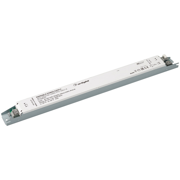 Arlight Блок питания ARV-SP24100-LONG-PFC-1-10V-A (24V, 4.2A, 100W) (IP20 Металл, 5 лет) 025518(1)