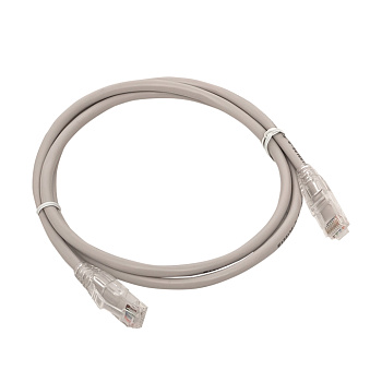 EKF Патч-корд TERACOM PRO Cat.5E неэкранированный UTP оболочка PVC серый (1,5м)