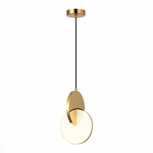ST LUCE SL6107.213.01 Светильник подвесной Золотистый/Белый Золотистый LED 1*12W 3000K