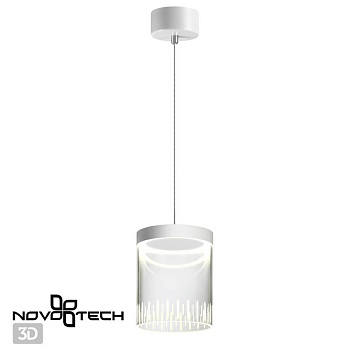 Novotech 359007 OVER NT23 000 белый Светильник накладной светодиодный IP20 LED 4000K 18W 85-265V AURA