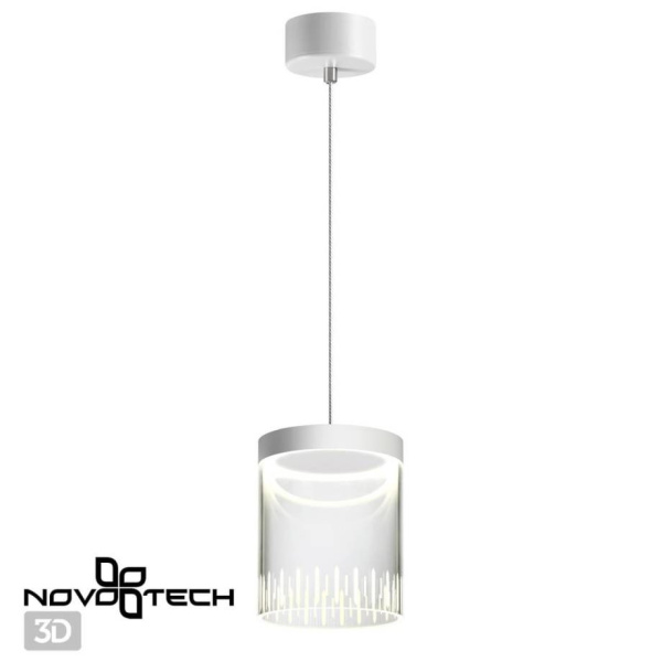 Novotech 359007 OVER NT23 000 белый Светильник накладной светодиодный IP20 LED 4000K 18W 85-265V AURA