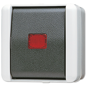 JUNG Выключатель контрольный для накладного монтажа универсальный IP44 806KOW