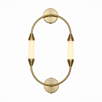 ST LUCE  SL6004.301.02 Бра Латунь/Белый LED 2*4W 3000K