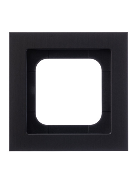 Купить ABB Axcent металл/матовый черный Рамка 1-постовая 2CKA001754A4708