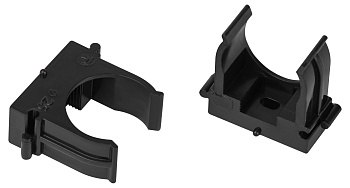 ЭРА Крепеж клипса для труб CLIP-25-B-MP прямой монтаж d 25мм черный 50шт