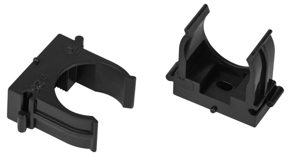 ЭРА Крепеж клипса для труб CLIP-25-B-MP прямой монтаж d 25мм черный 50шт