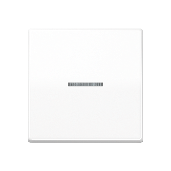 JUNG Клавиша для выключателя с окошком для подсветки термопласт белая AS591KO5BFWW