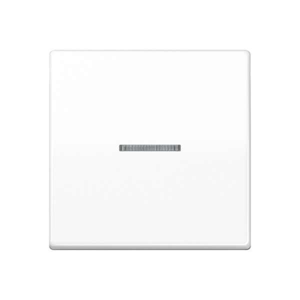 JUNG Клавиша для выключателя с окошком для подсветки термопласт белая AS591KO5BFWW