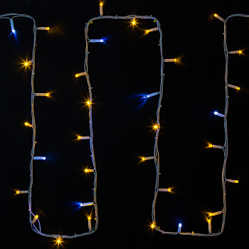 NEON-NIGHT Гирлянда модульная "Дюраплей LED" 20м 200 LED белый каучук , мерцающий "Flashing" (каждый 5-й диод), Желтая 315-181 NEON-NIGHT Гирлянда модульная "Дюраплей LED" 20м 200 LED белый каучук , мерцающий "Flashing" (каждый 5-й диод), Желтая 315-181