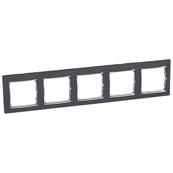 Legrand Valena Ноктюрн/Серебро Рамка 5-ая горизонт. 770395