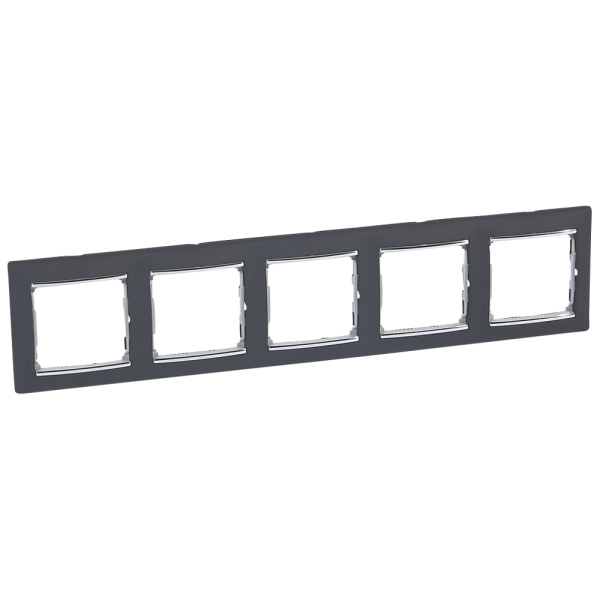 Legrand Valena Ноктюрн/Серебро Рамка 5-ая горизонт. 770395