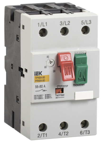IEK Пускатель ПРК64-25 In=25A Ir=16-25A Ue 660В