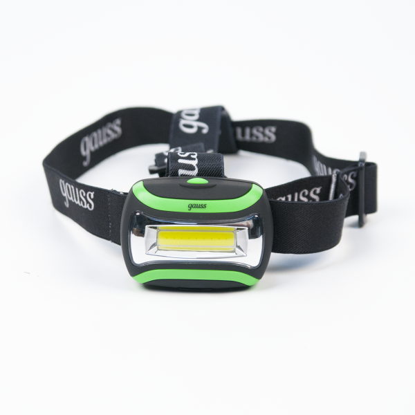 Gauss Фонарь налобный модель GFL307 3W 180lm 3xААА LED 1/12/72 GF307 Купить Gauss Фонарь налобный модель GFL307 3W 180lm 3xААА LED 1/12/72 GF307