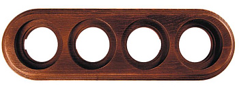 BIRONI Лизетта Бук Старое дерево Рамка 4-ая на бревно 220мм BFC22-640-17