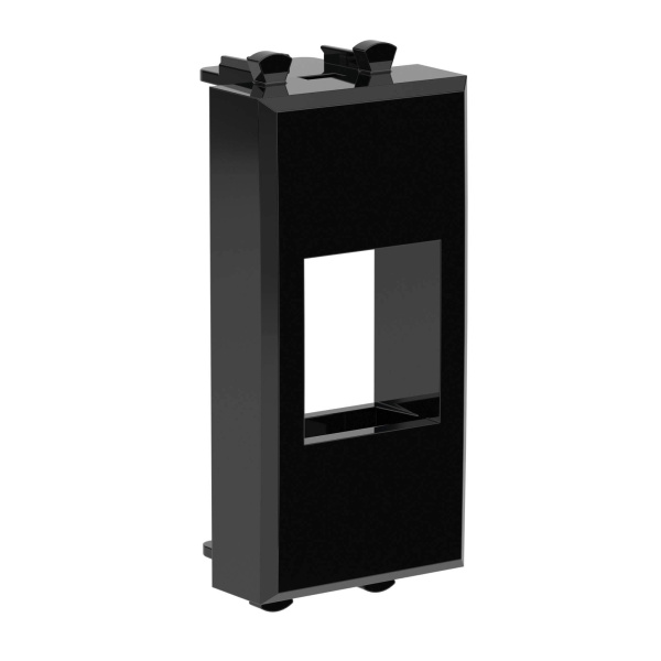 Купить DKC Адаптер без шторки для Keystone, "Avanti", "Черный квадрат", 1 модуль