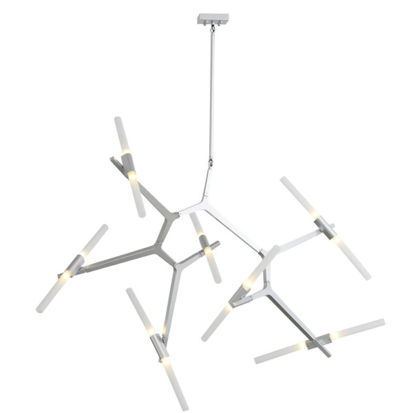 Купить ST LUCE SL947.102.14 Люстра потолочная  Серебристый/Белый G9 14*40W