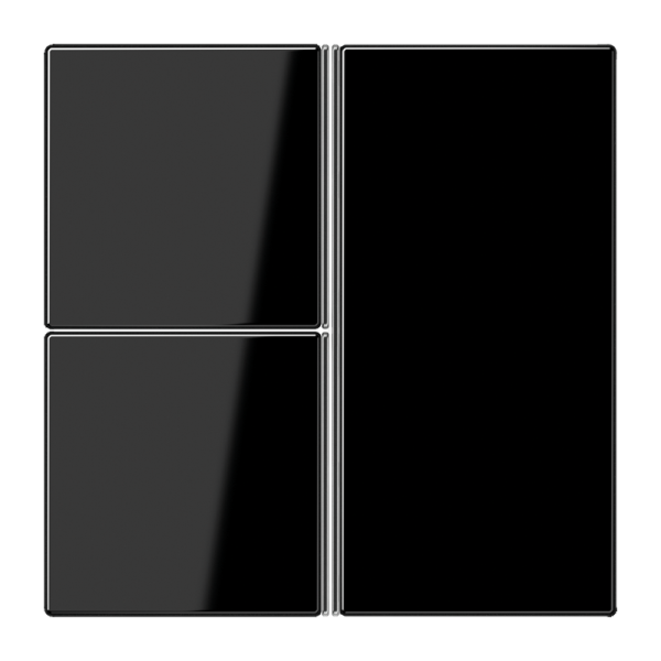 JUNG Черный Набор клавиш для сенсорного модуля KNX, тройной LS403TSASW