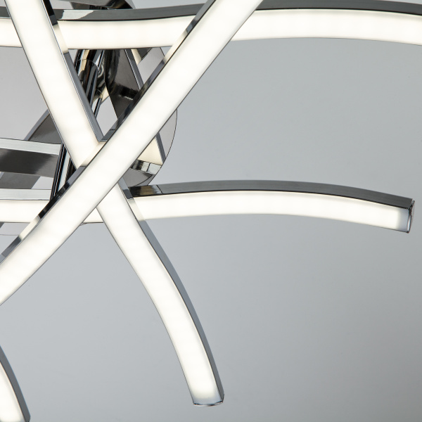 Купить Eurosvet Светодиодный потолочный светильник 90043/6 хром 00000080487