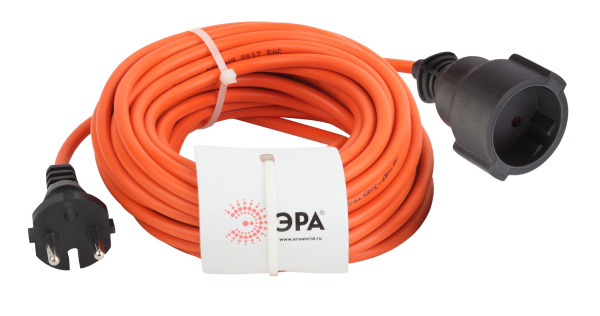 ЭРА UPx-1-2x0.75-10m-IP44 Удлинитель силовой в бухте б/з 1 гн 10м ПВС 2х0.75