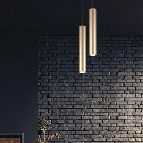 Купить Odeon Light 3828/1CA ODL19 120 золотистый/металл Подвесной/накладной светильник Vincere GU10 1*50W D60хH400-1420