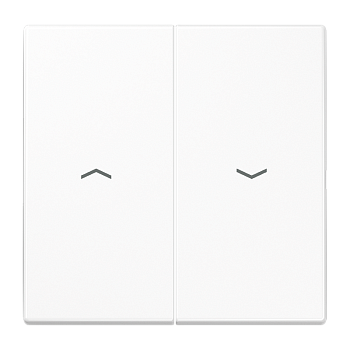 JUNG LS 990 Белая Клавиша 2-ая жалюзийная LS995PWW