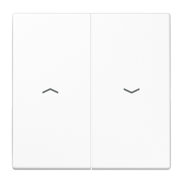 JUNG LS 990 Белая Клавиша 2-ая жалюзийная LS995PWW