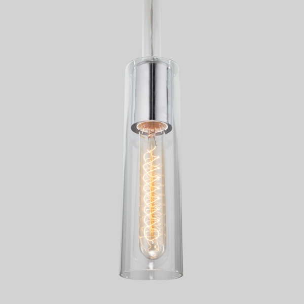 Купить Eurosvet Подвесной светильник со стеклянным плафоном 50226/1 прозрачный a057452