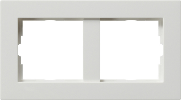 Gira E22 Белый Рамка 2-ая без перегородки 1002204