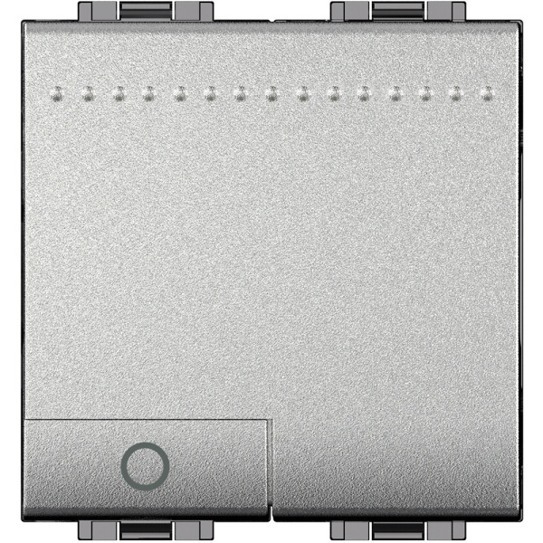 Купить BT Livinglight Выключатель кнопочный мех-зм с центр. платой одиночный скрыт. уст-ки 10А 0-250В с нажимной кнопкой пластик Алюминий IP20 NT4043M2N