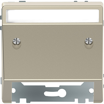 SE Merten D-Life Сахара Накладка центральная наклонная MTN4540-6033