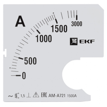 EKF PROxima Шкала сменная для A721 1500/5А-1,5 s-a721-1500
