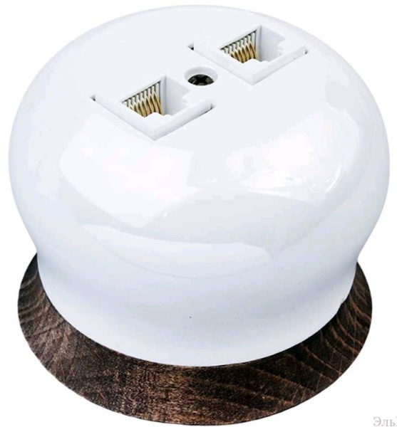 BIRONI Фаберже Керамика Перламутр Розетка RJ45 B2-302-010/18