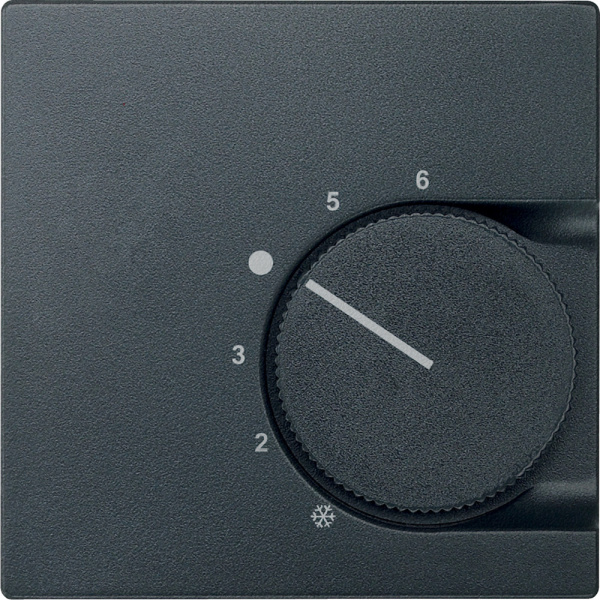 SE Merten SM Антрацит Накладка термостата комнатного (Мех.536400,536401) MTN536214