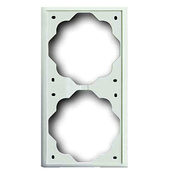ABB BJE Impuls Белый бархат Рамка 2-ая 2CKA001754A4432