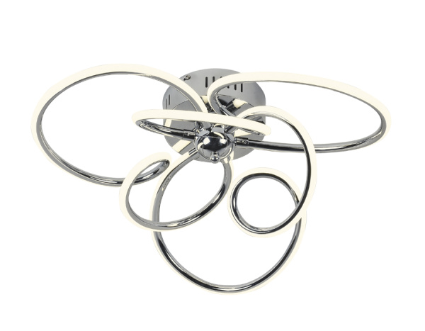 Ambrella Потолочный светодиодный светильник без пульта FL330/3 CH хром 60W 4200K D540*130 (Без ПДУ)