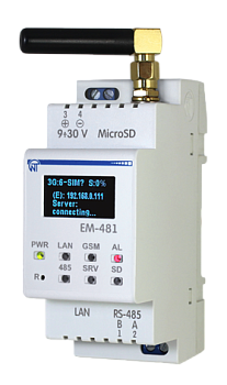 Новатек Контроллер интерфейса по мобильной связи ЕМ-481