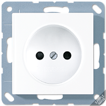 JUNG AS 500 Бежевая Розетка б/з винт. зажим A511N