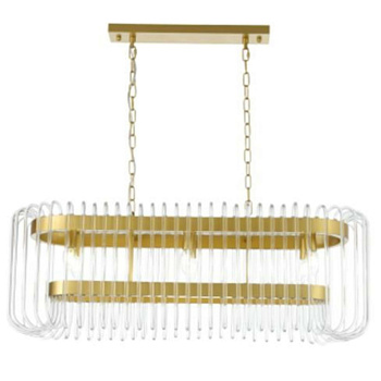 ST LUCE  SL1228.203.08 Люстра подвесная Золотистый/Прозрачный E14 6*40W