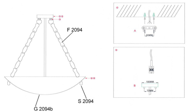 Купить Odeon Light 2094/5C ODL11 656 коричневый/мозаика Люстра  E27 5*60W 220V VELUTE