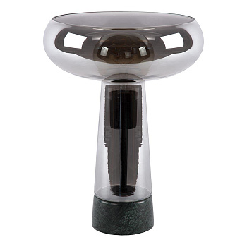 Lucide LISTELLE Лампа настольная Ø 28 cm 1xE27 Smoke Grey 03528/01/65