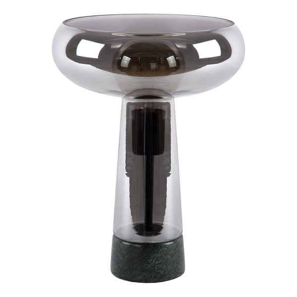 Lucide LISTELLE Лампа настольная Ø 28 cm 1xE27 Smoke Grey 03528/01/65